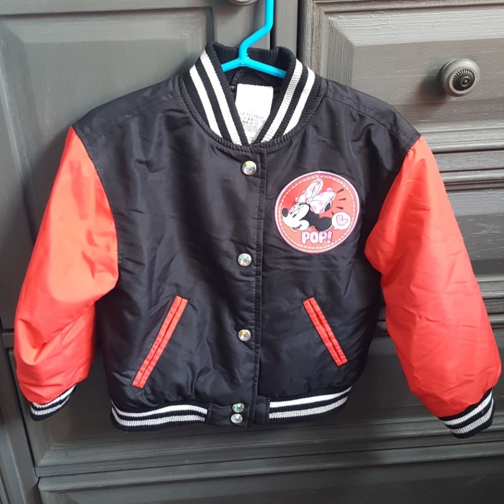 Disney Minnie Mouse bomber jacket toddler girl